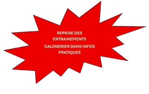 Reprise des entraînements
