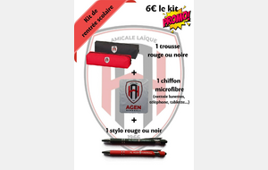 Kit rentrée scolaire à la boutique