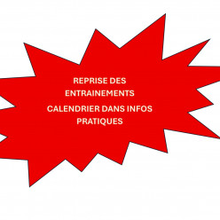Reprise des entraînements